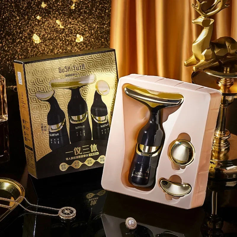 Neck & Facial Lifting Massager - 3-in-1 Anti-Wrinkle Skin Care Tool