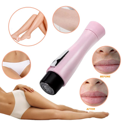 Electric Face Hair Removal Epilator & Eyebrow Trimmer