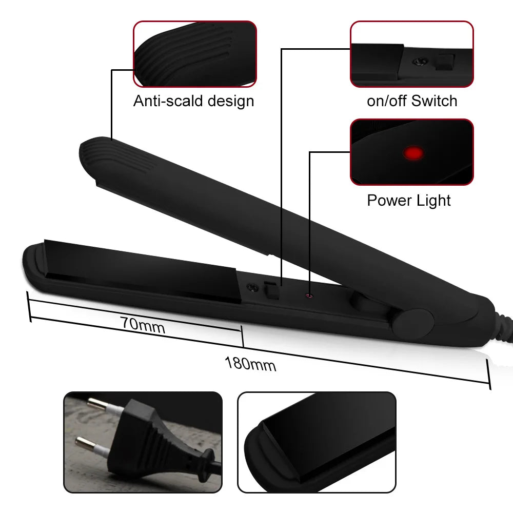 Mini Ceramic Hair Straightener