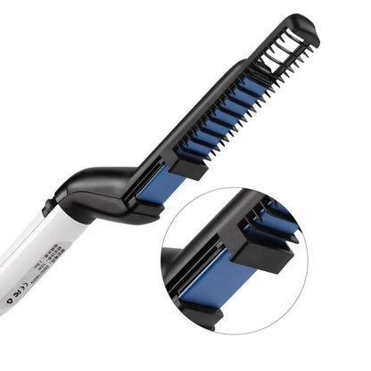 Beard Straightener and Styling Brush for Men