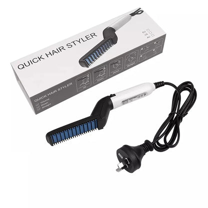 Beard Straightener and Styling Brush for Men