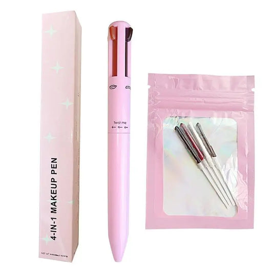 4-in-1 Eyebrow Pencil Lip Liner Highlighter Pen