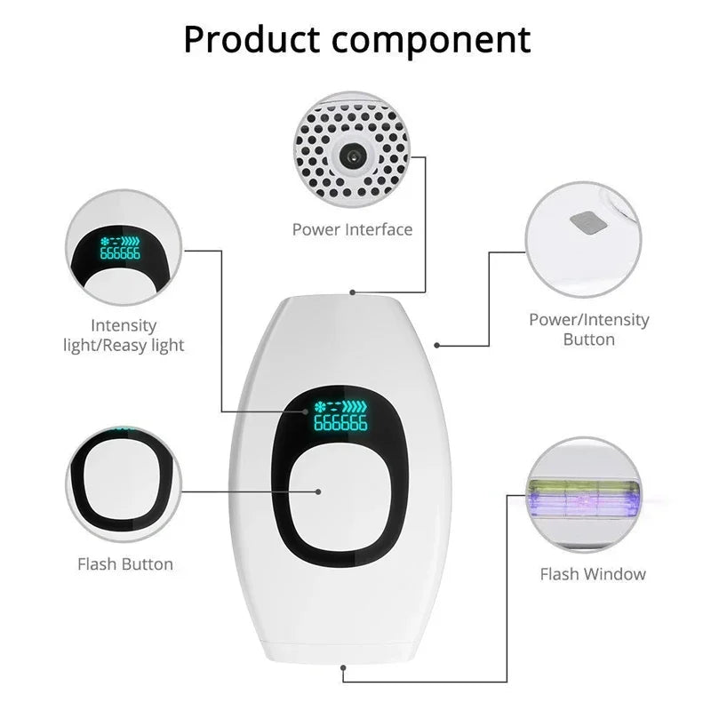 Handheld Laser Hair Removal Device