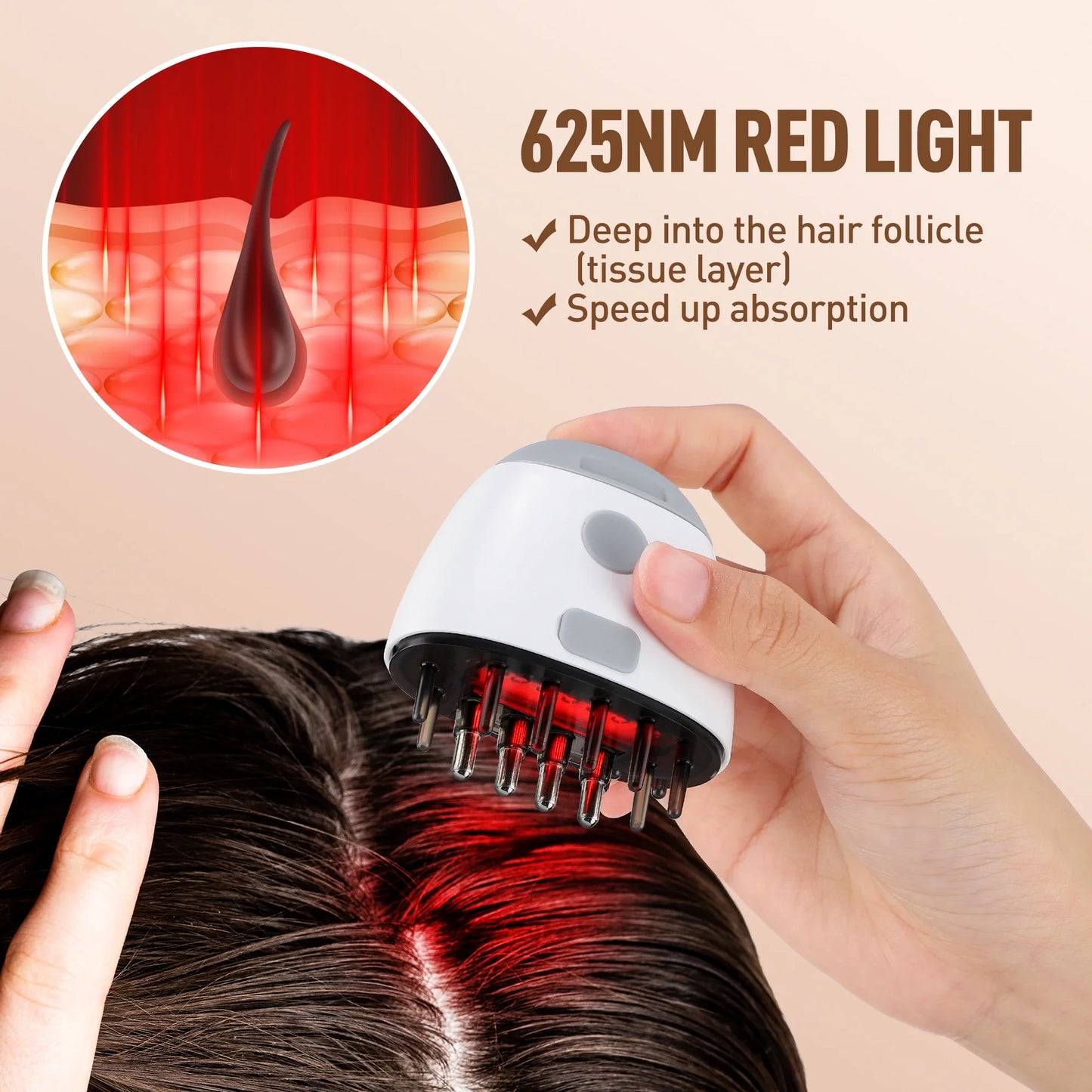 Portable Scalp Application Liquid Comb