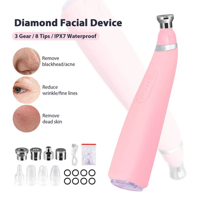 Portable Diamond Microdermabrasion & Hydrodermabrasion Machine