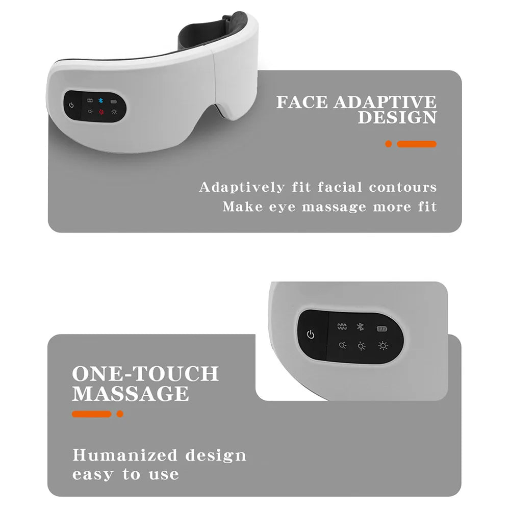 Eye Massager with Hot Compress and Bluetooth Music