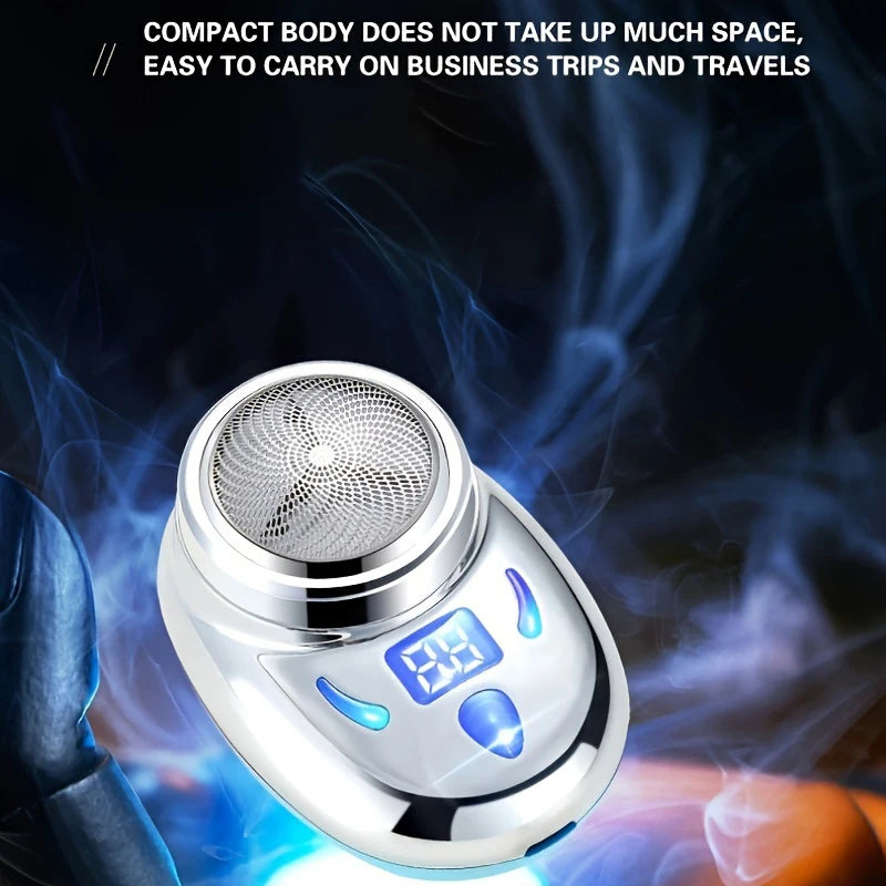 Mini Electric Razor with Digital Display