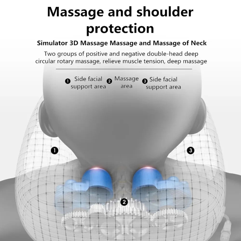 Rechargeable U-Shaped Neck and Shoulder Massager