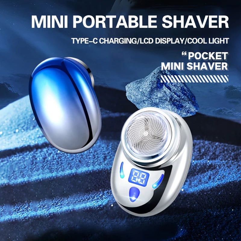 Mini Electric Razor with Digital Display