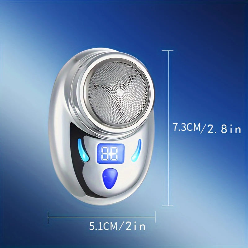 Mini Electric Razor with Digital Display