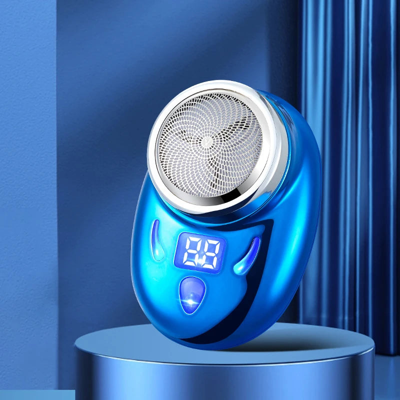 Mini Electric Razor with Digital Display