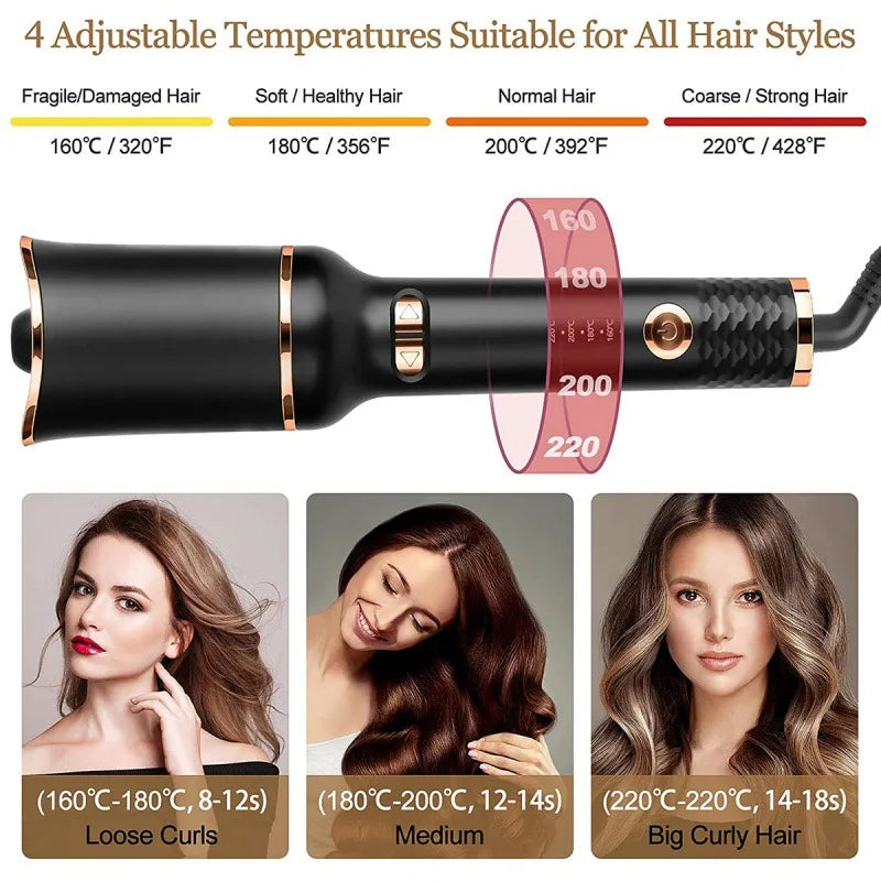 Automatic Rotating Hair Curler