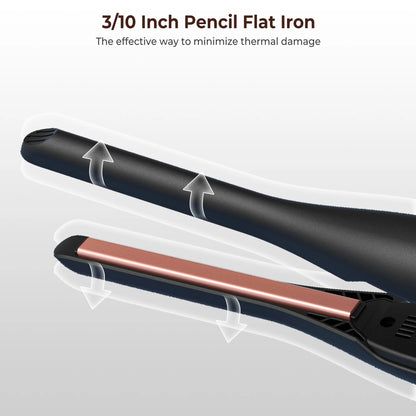 Mini Flat Iron for Short Hair & Beard