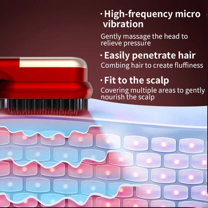 Red Light Therapy Comb – Scalp Care & Hair Growth Stimulator