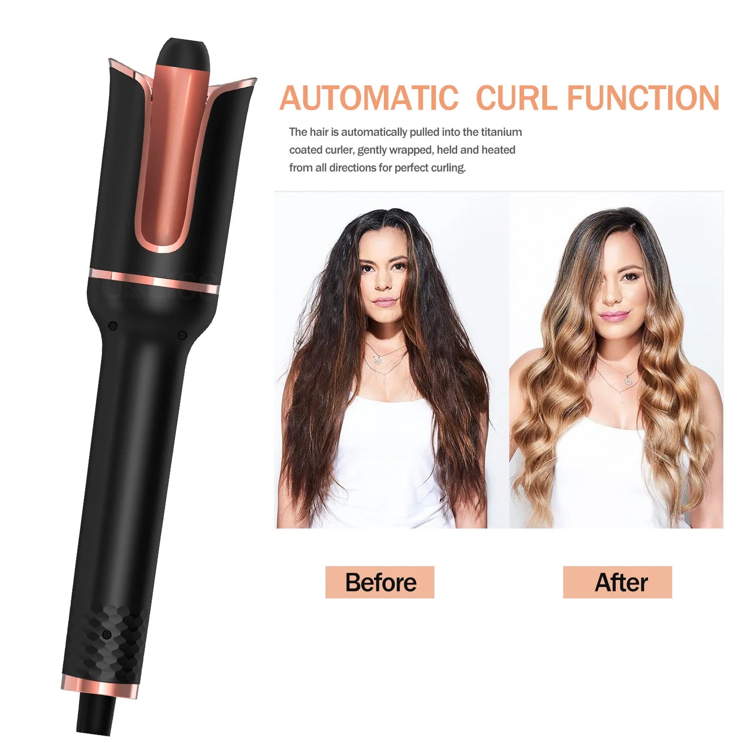 Automatic Rotating Hair Curler