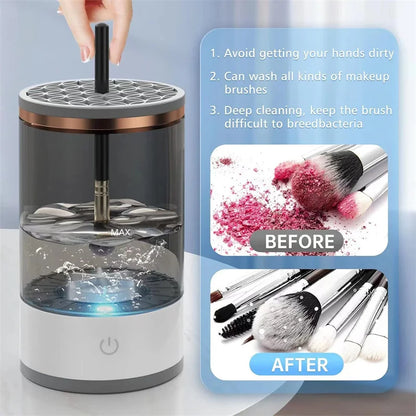 Portable USB Electric Makeup Brush Cleaner Machine